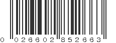 UPC 026602852663