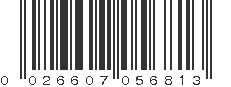 UPC 026607056813