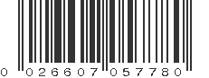 UPC 026607057780