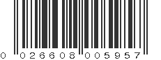 UPC 026608005957