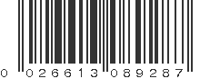 UPC 026613089287