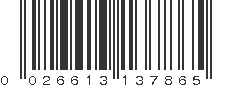 UPC 026613137865