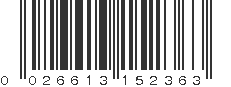 UPC 026613152363