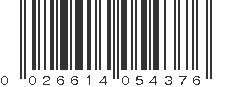 UPC 026614054376