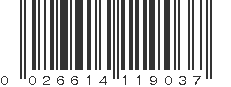 UPC 026614119037