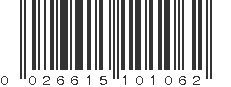 UPC 026615101062