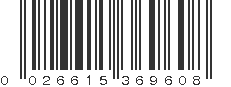 UPC 026615369608