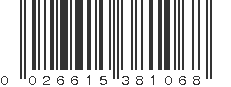 UPC 026615381068