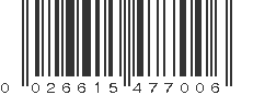 UPC 026615477006