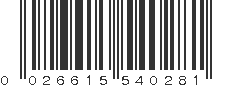 UPC 026615540281