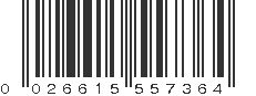 UPC 026615557364