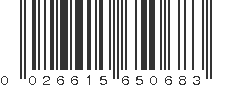 UPC 026615650683