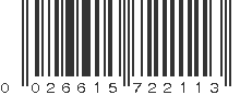 UPC 026615722113