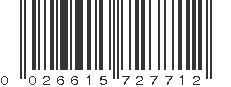 UPC 026615727712