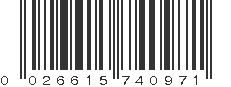 UPC 026615740971