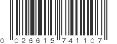 UPC 026615741107