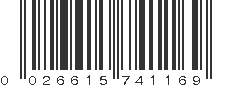 UPC 026615741169