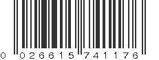 UPC 026615741176