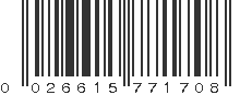 UPC 026615771708