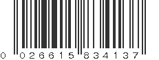 UPC 026615834137