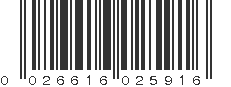 UPC 026616025916