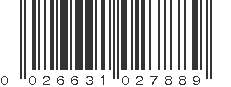 UPC 026631027889