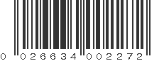 UPC 026634002272