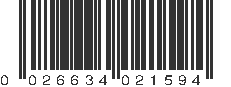 UPC 026634021594