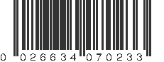 UPC 026634070233