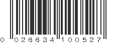 UPC 026634100527