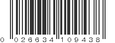 UPC 026634109438