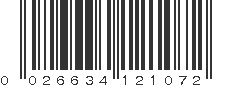 UPC 026634121072