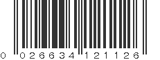 UPC 026634121126