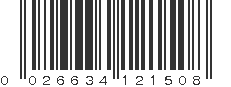 UPC 026634121508