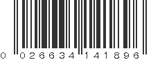 UPC 026634141896