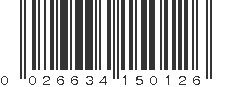 UPC 026634150126