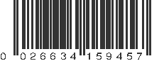 UPC 026634159457