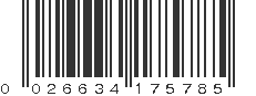 UPC 026634175785