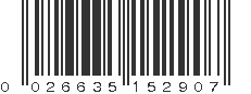 UPC 026635152907