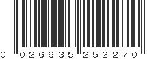 UPC 026635252270