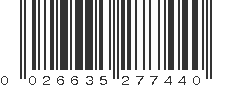 UPC 026635277440