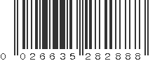 UPC 026635282888