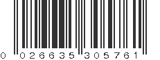 UPC 026635305761