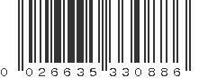 UPC 026635330886