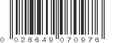 UPC 026649070976