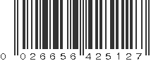 UPC 026656425127