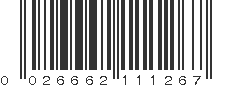 UPC 026662111267