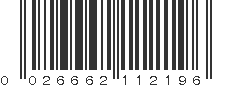 UPC 026662112196