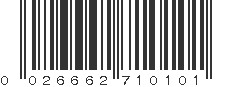 UPC 026662710101