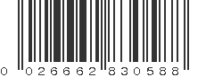 UPC 026662830588